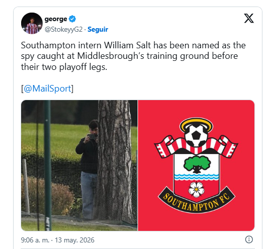 Adiós, Southampton: Expulsado de la final por el ascenso a la Premier League por espionaje