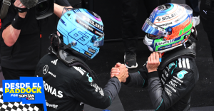 Kimi Antonelli acusa a George Russell: "Me empujó"