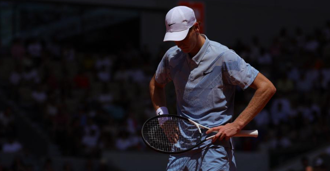 Jannik Sinner eliminado de Roland Garros