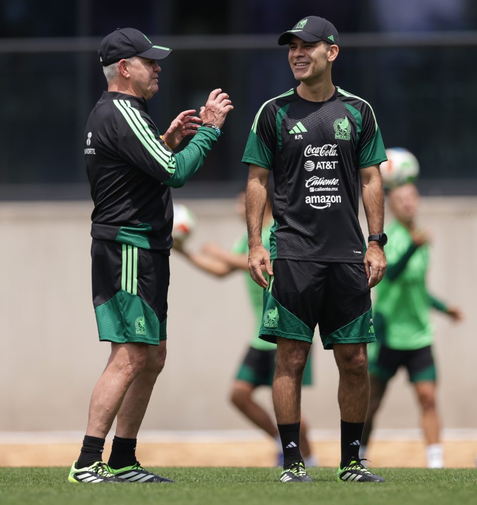 Javier Aguirre y Rafael Márquez