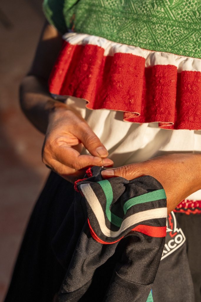 Jersey de México bordado a mano