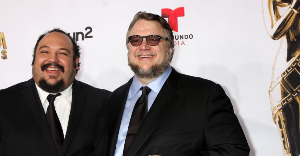Jorge Gutiérrez y Guillermo del Toro en 2014