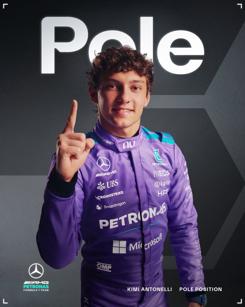 Así queda la parrilla de salida del Gran Premio de Miami con pole de Kimi Antonelli