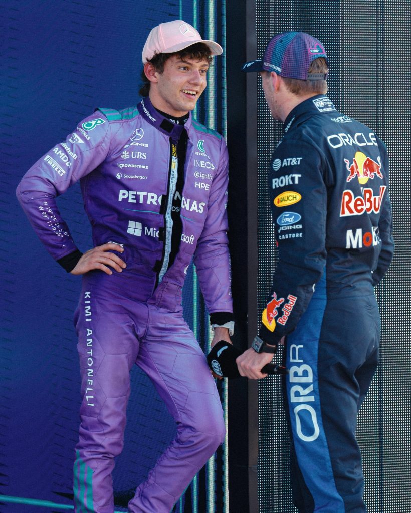 Kimi Antonelli es líder de la F1