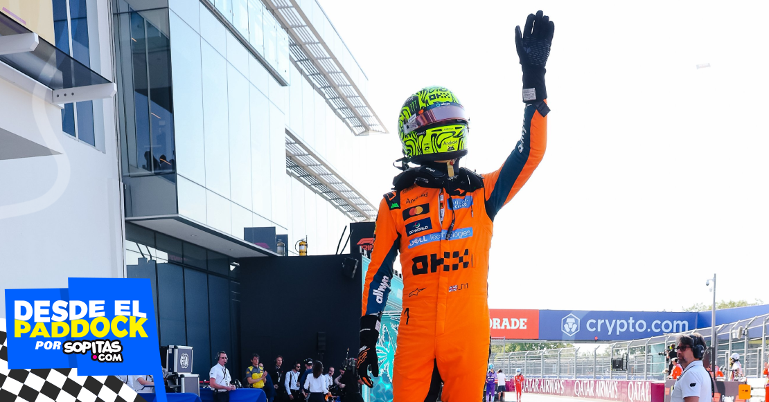 Así queda la parrilla de salida de la sprint de Miami con Lando Norris en la pole position