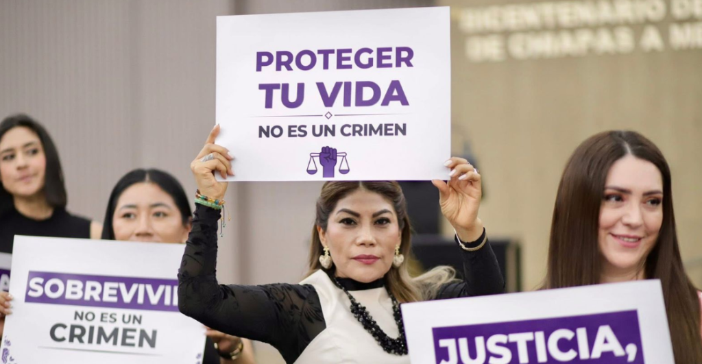 Chiapas da luz verde a la Ley Petrona para proteger a mujeres que actuaron para defenderse