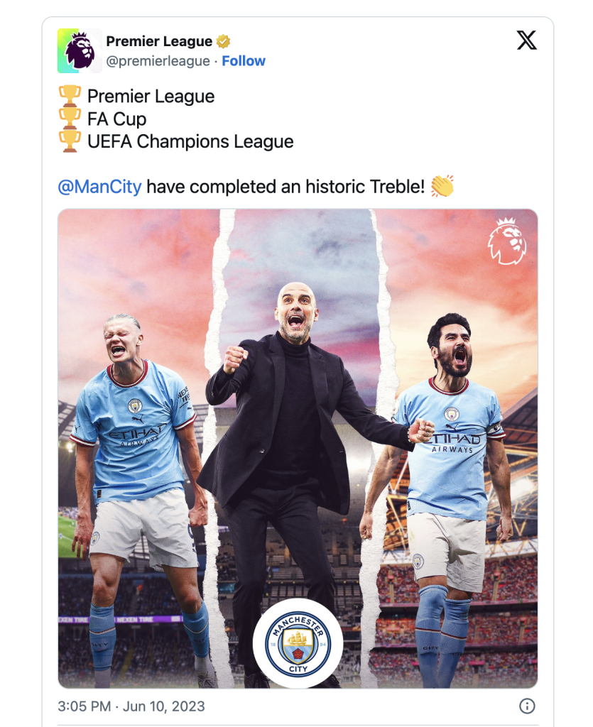 Equipos que ganaron la Premier League y la Champions la misma temporada