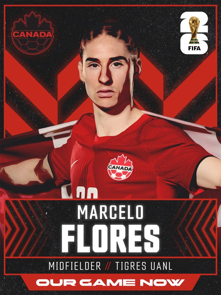 Marcelo Flores jugará el Mundial 2026 con Canadá