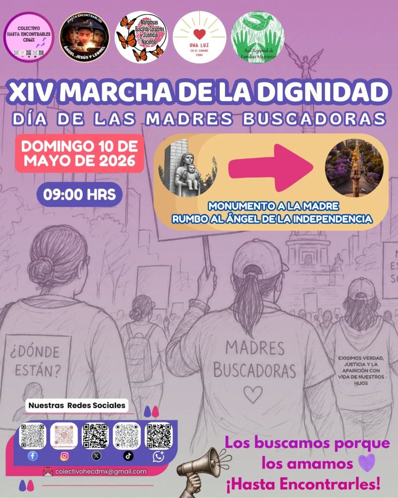 "Ni un día más sin ellos": Madres buscadoras marcharán este 10 de mayo en CDMX