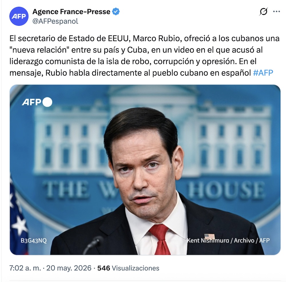 Con un mensaje en español, Estados Unidos ofrece a Cuba una "nueva relación"