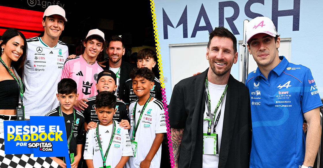 Messi en el GP de Miami
