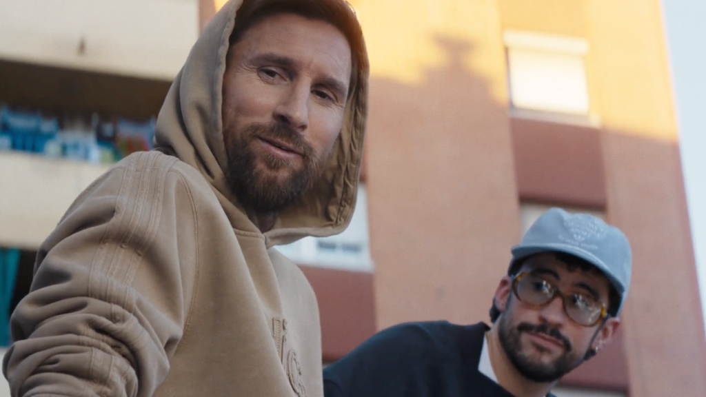 Messi y Bad Bunny