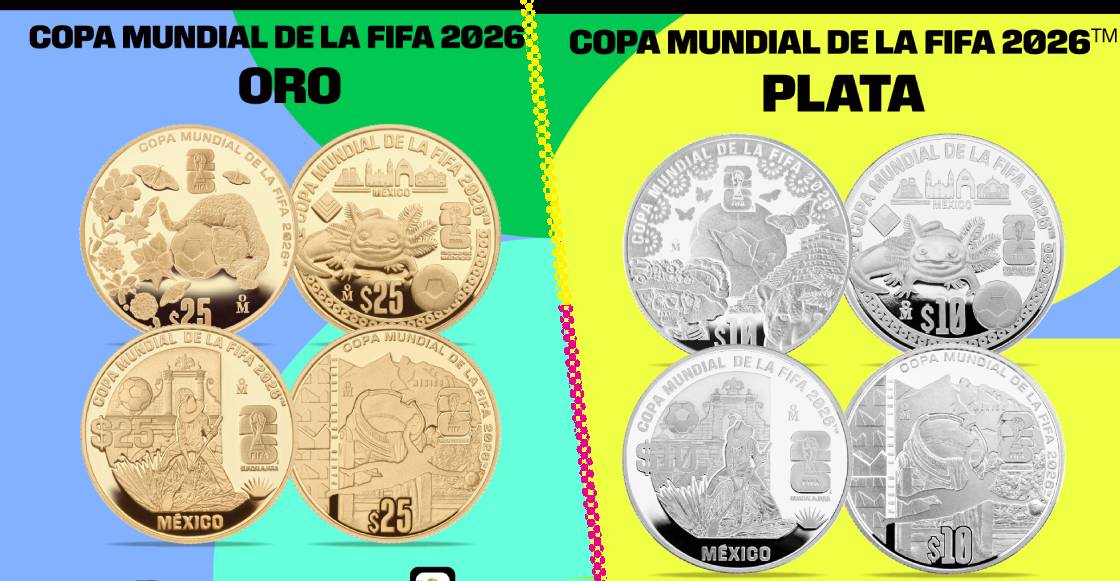 ¡Llevaré diez! Banxico lanza monedas conmemorativas del Mundial 2026