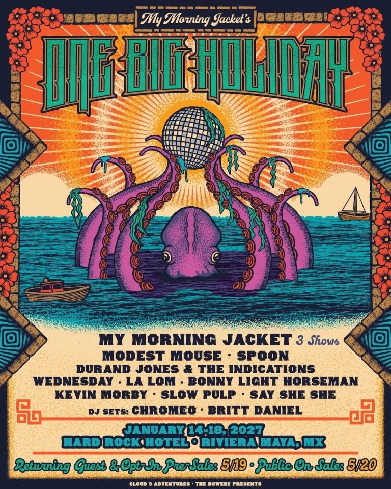 One Big Holiday 2027: Lánzate a la Riviera Maya con My Morning Jacket