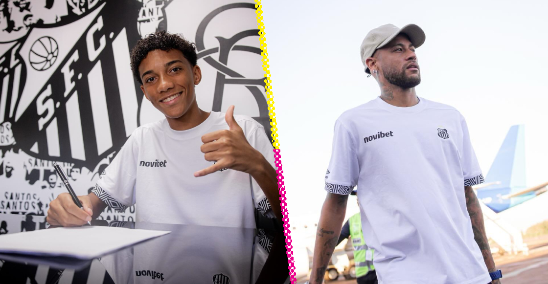 conflicto entre Neymar y Robinho Jr. en el Santos de Brasil