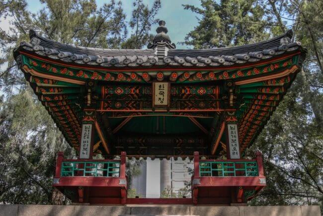 El fantástico Pabellón Coreano del Bosque de Chapultepec