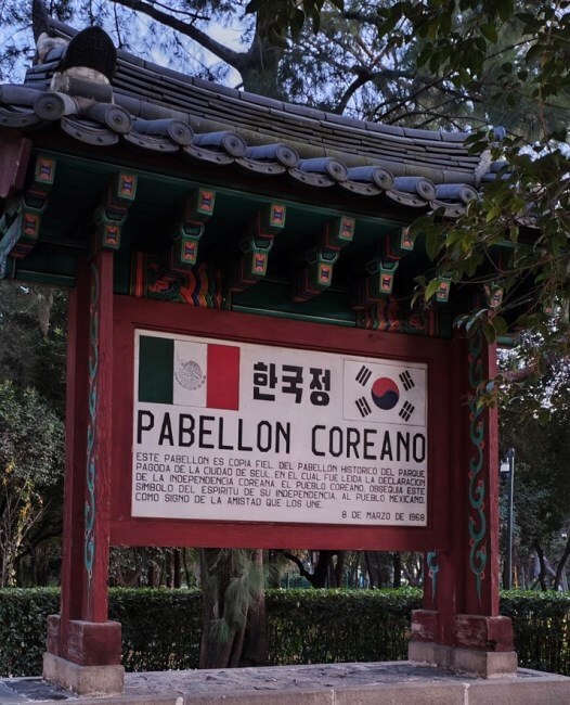 El fantástico Pabellón Coreano del Bosque de Chapultepec