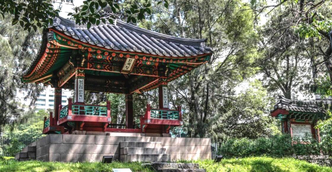 El fantástico Pabellón Coreano del Bosque de Chapultepec