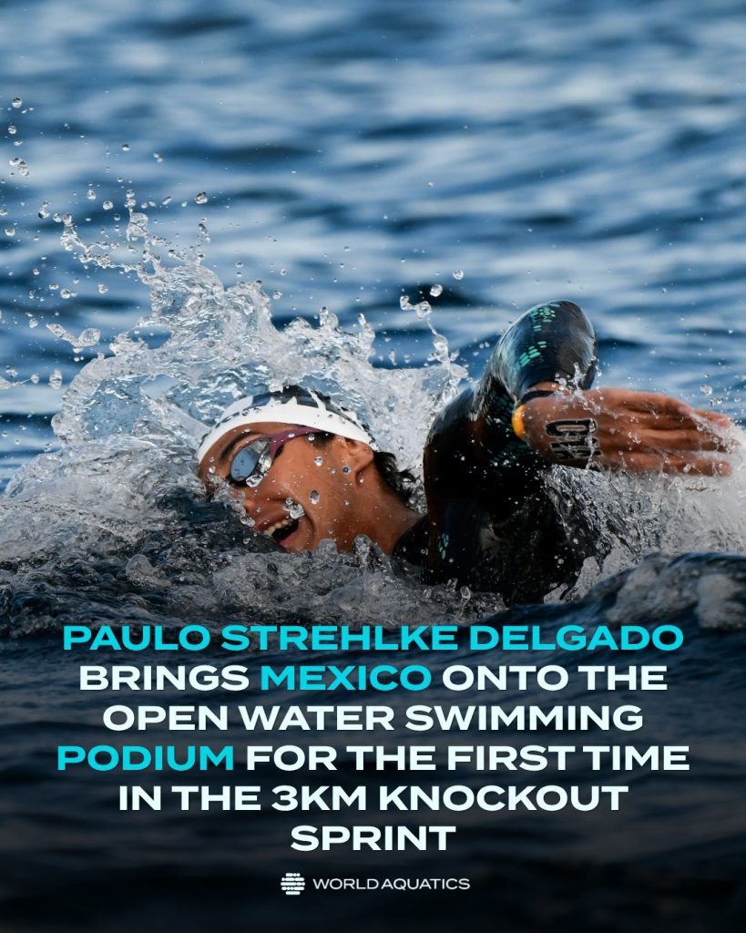 Paulo Strehlke y una histórica medalla para México en la Natación de aguas abiertas
