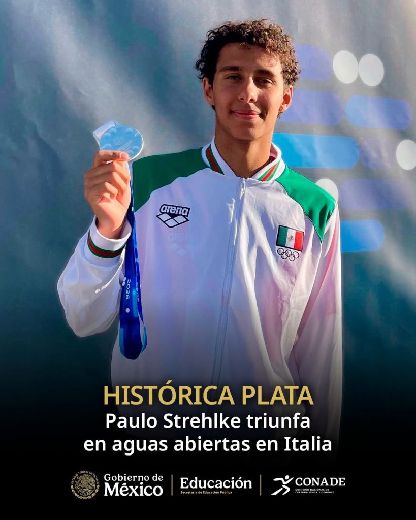 Paulo Strehlke y una histórica medalla para México en la Natación de aguas abiertas