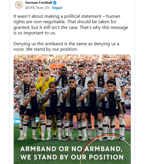Es verdad que Alemania tiene prohibido protestar en el Mundial 2026