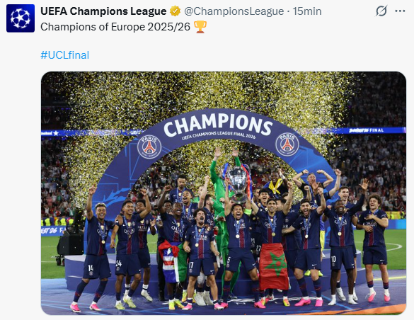 PSG Bicampeón de la Champions