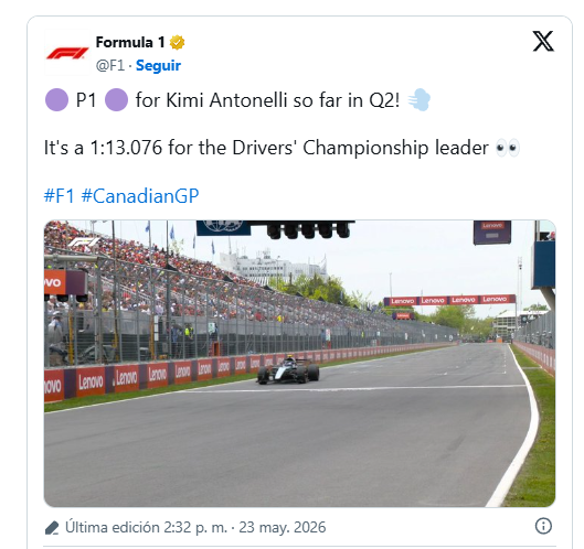 Así queda la parrilla de salida del Gran Premio de Canadá con pole de Russell