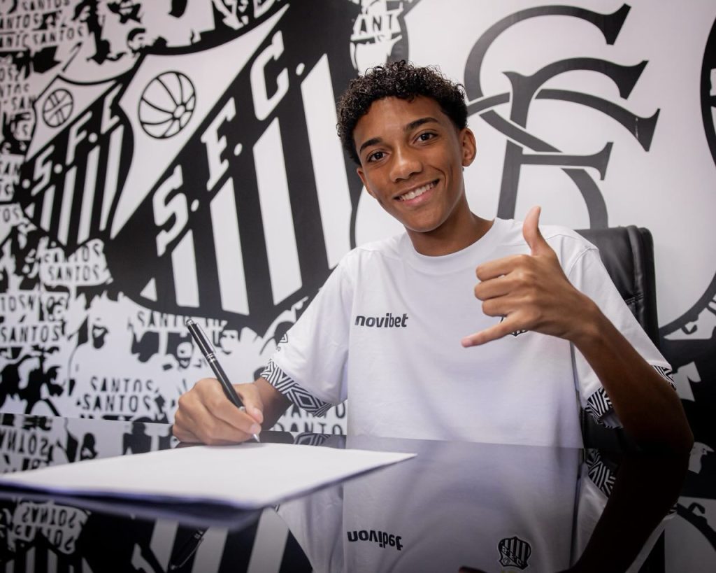 conflicto entre Neymar y Robinho Jr. en el Santos de Brasil