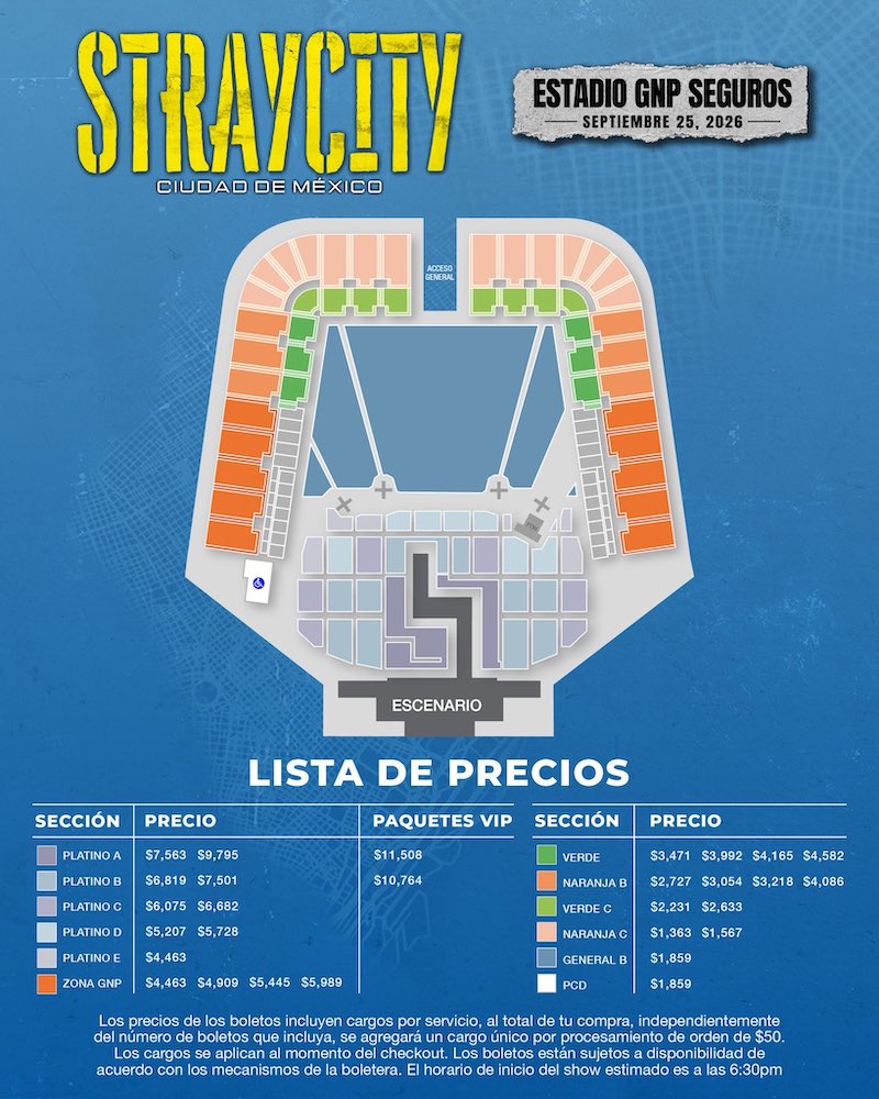 Stray Kids llega a México en septiembre: Precio de los boletos, fecha, mapa y venta oficial
