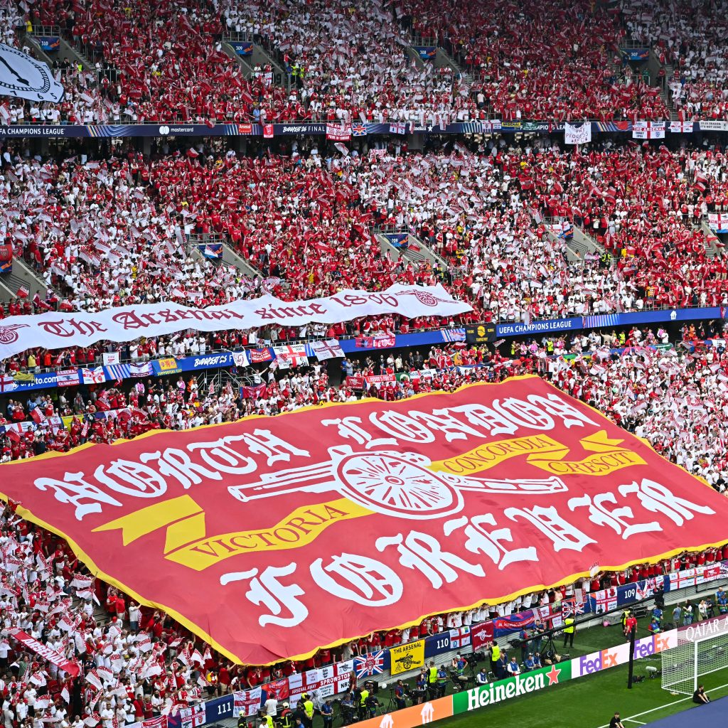 Tifo del Arsenal