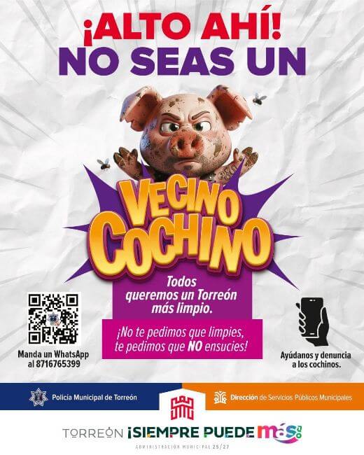 Vecino Cochino: La nueva iniciativa para evitar que las personas dejen su basura en la calle
