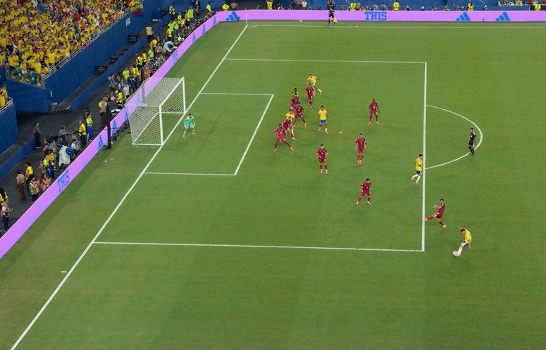 El gol anulado por fuera de lugar
