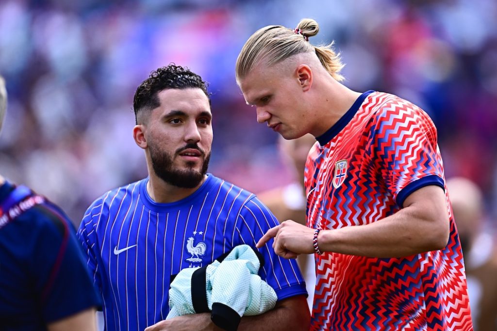 Haaland no tuvo actividad contra Francia