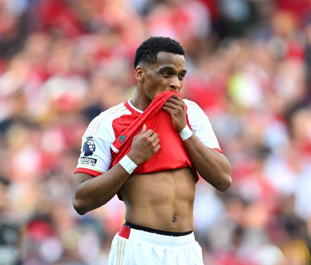 Jurrien Timber, con el Arsenal