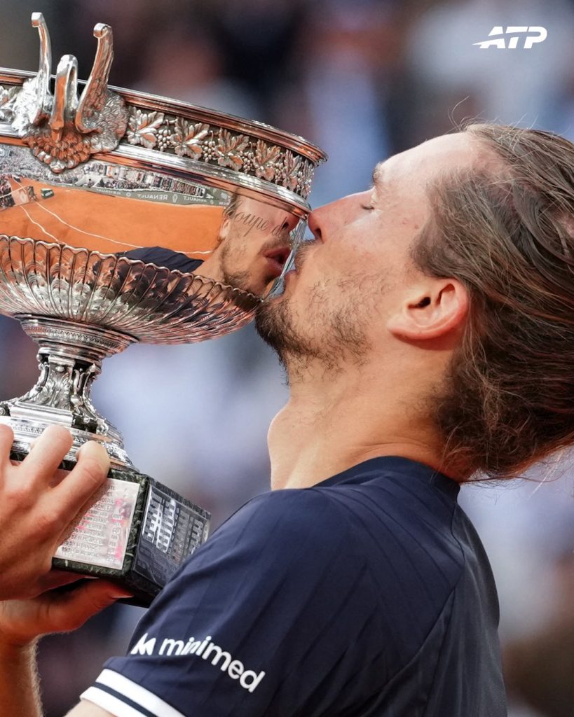 Alexander Zverev, campeón de Roland Garros