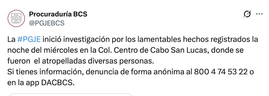 Lo que sabemos del atropellamiento masivo en Baja California Sur tras el partido México vs. Chequia