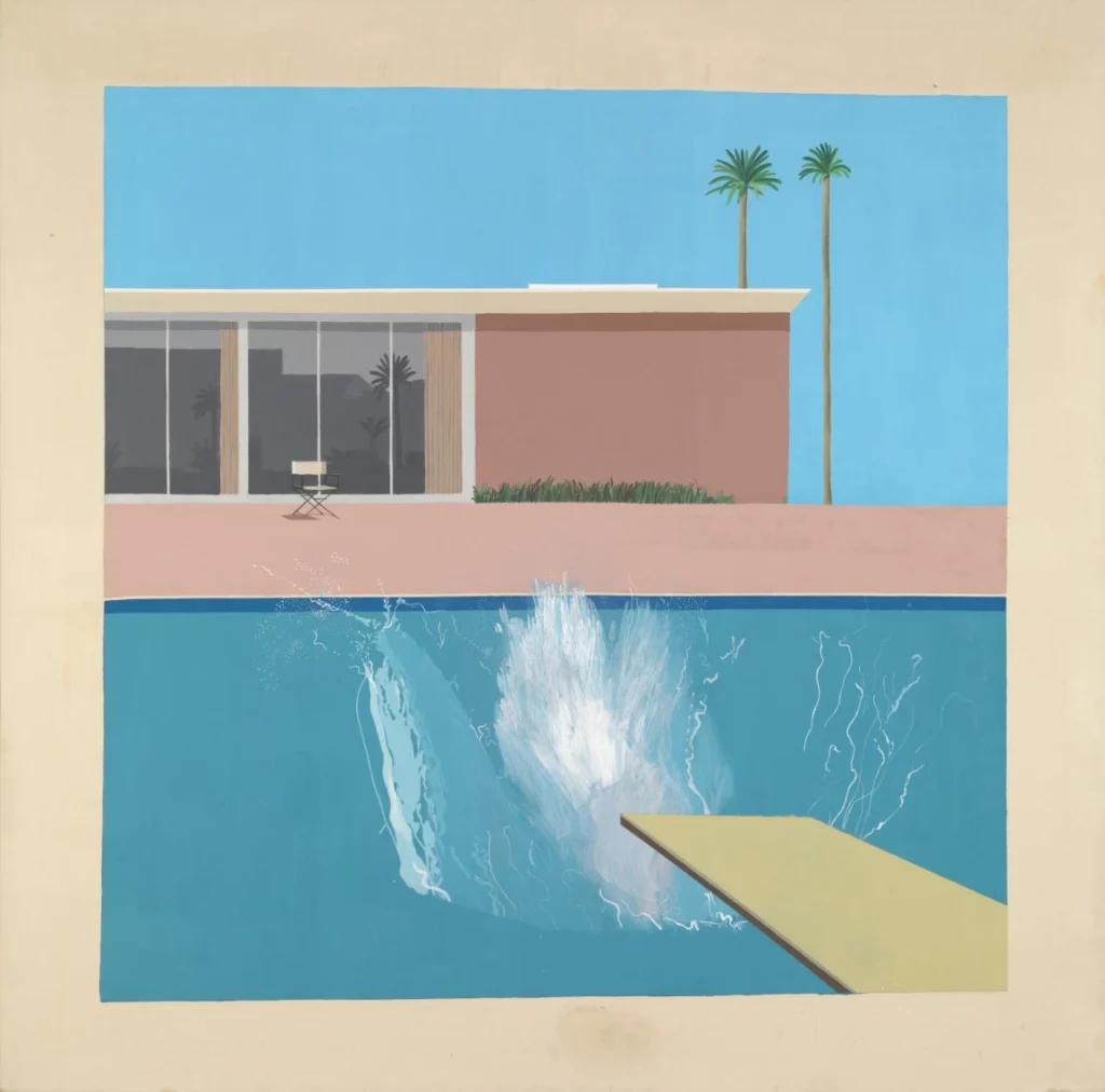 'A Bigger Splash' de David Hockney