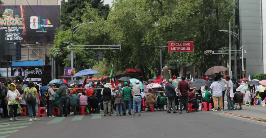 Bloqueos activos en la CDMX para la inauguración del Mundial
