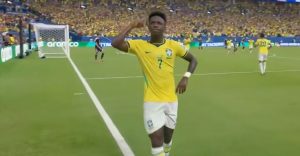 Brasil ganó con doblete de Vinicius