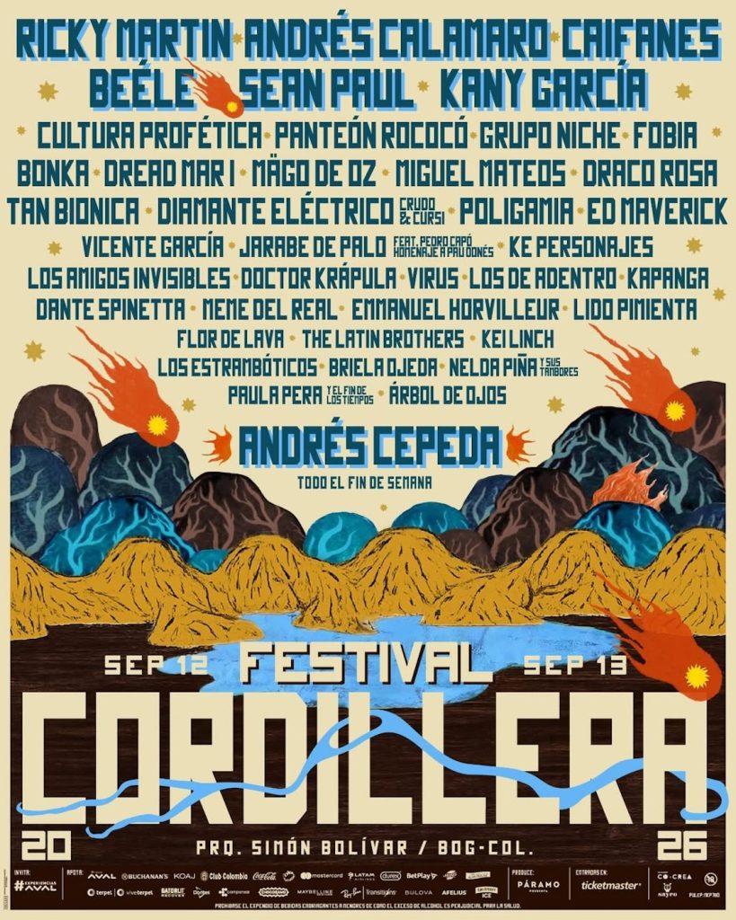cartel festival cordillera