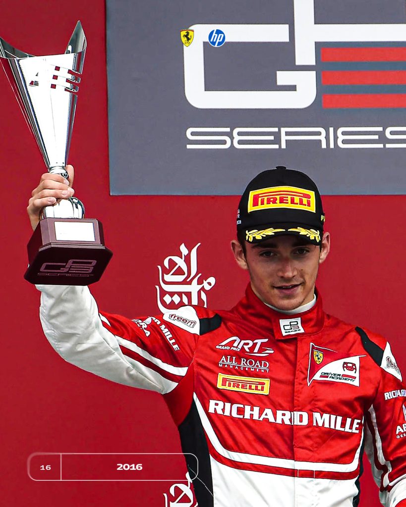Charles Leclerc en la Academia de Ferrari