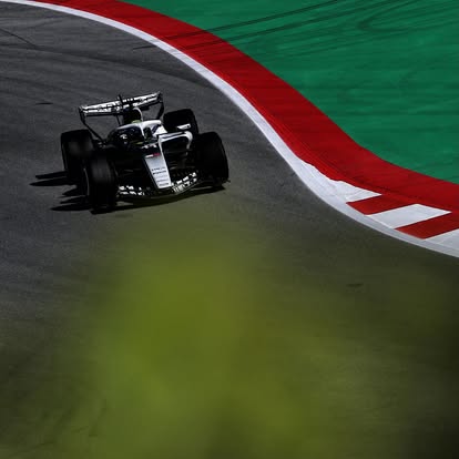 Checo Pérez en el GP de Barcelona