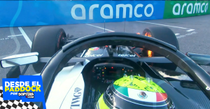 El Cadillac de Checo Pérez se incendia en las Prácticas Libres de Mónaco