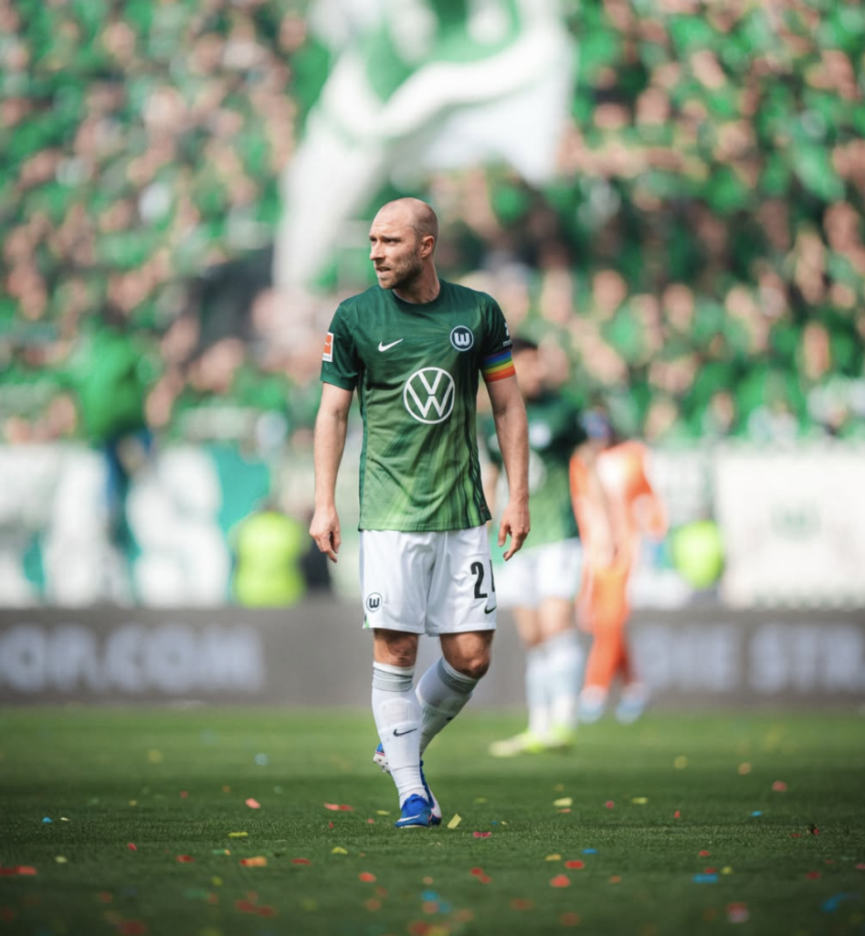 christian eriksen con el wolfsburgo