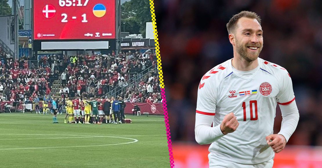 Christian Eriksen vuelve a desplomarse en pleno partido con la Selección de Dinamarca