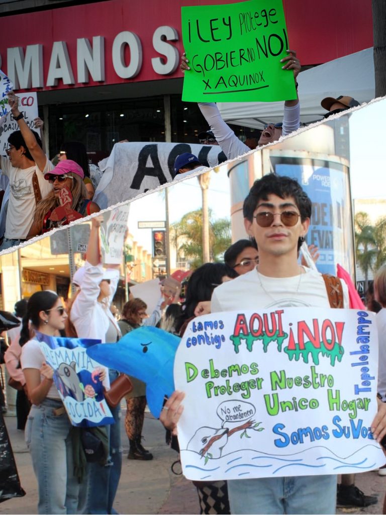 Antes del corte de listón, llegó la clausura simbólica: comunidades de Ohuira mantienen protesta contra planta de amoníaco en Sinaloa