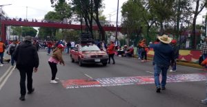 Bloqueo en Tlalpan: CNTE protesta afuera de la estación Tasqueña rumbo al Estadio Ciudad de México