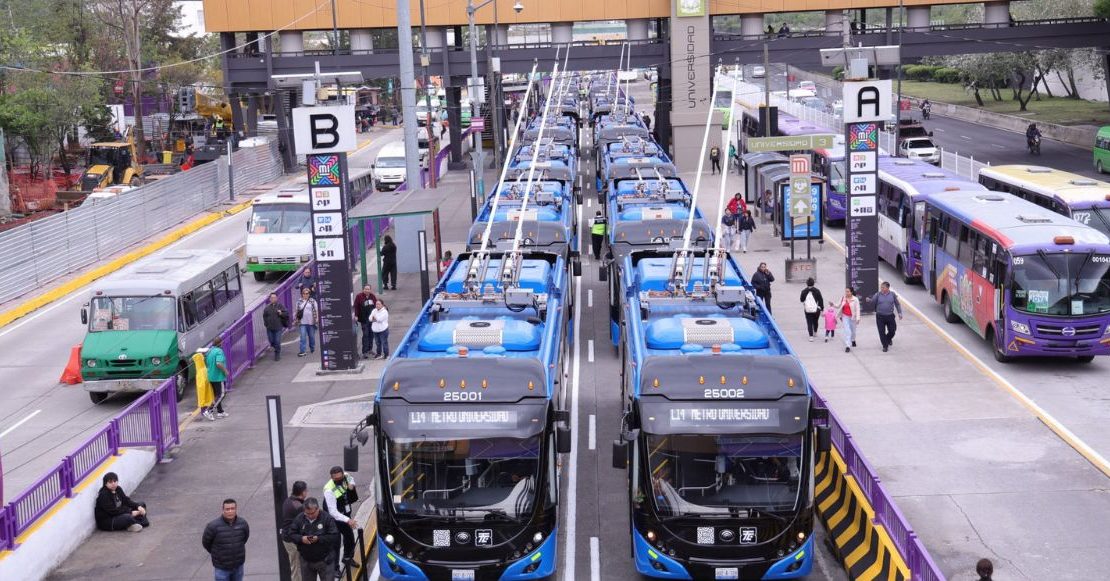 La CDMX estrenó una nueva línea de Trolebús y te contamos cuál será su ruta