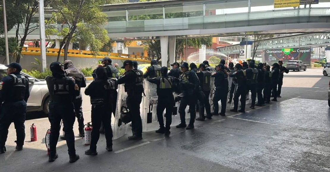 AICM despliega operativo de seguridad ante posible protesta de la CNTE