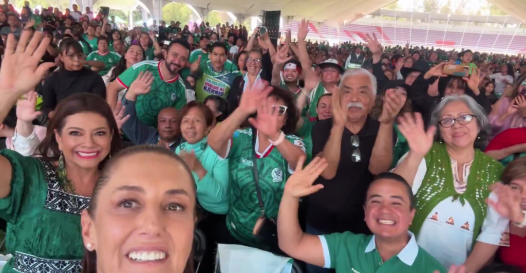 Oigan, ¿Y en dónde verá el partido de la Selección la presidenta Sheinbaum?